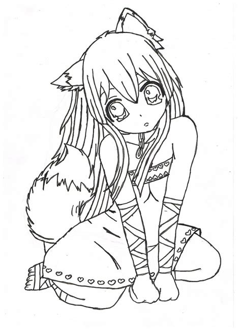 Anime Girls Group Coloring Page Posted By Christian Harvey