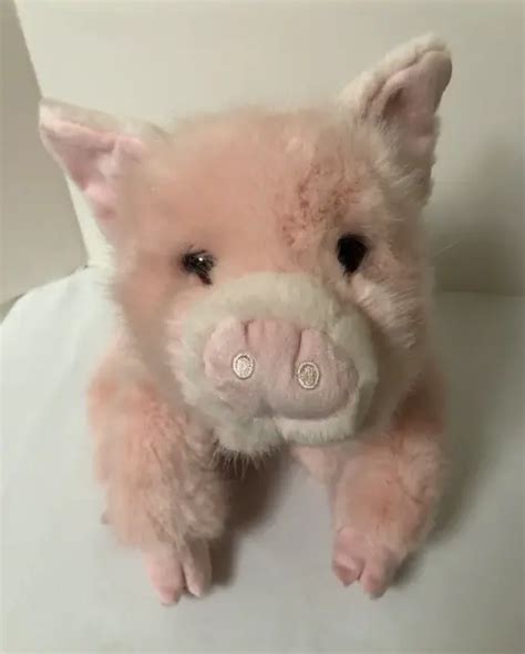 Charlize The Floppy Fuzzy Plush Pig Stuffed Animal Douglas Cuddle Toys