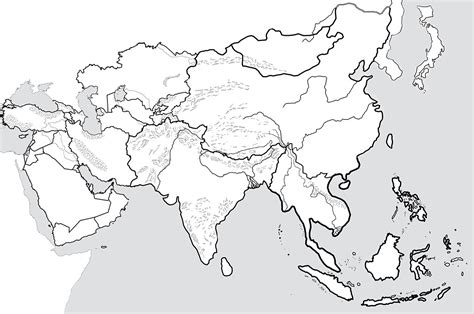 Compartir Imagen Planisferio De Asia Para Colorear Con Nombres