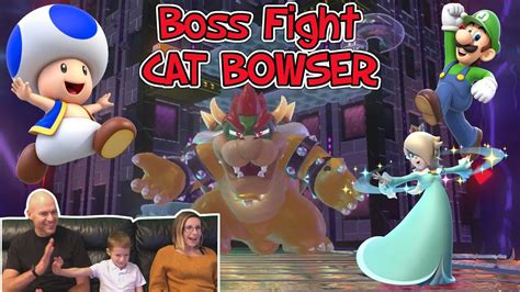 Super Mario 3d World Final Boss Fight Cat Bowser Meowser