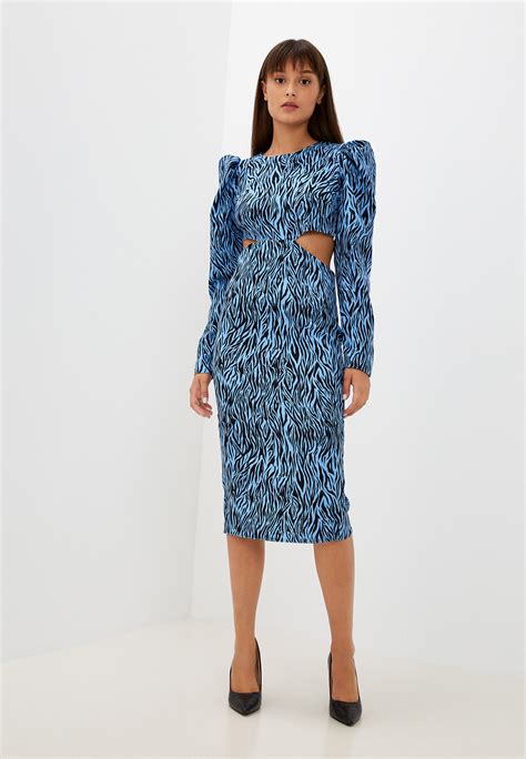 Платье bad queen цвет синий rtlabz510001 — купить в интернет магазине lamoda