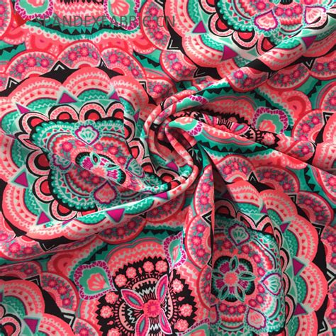 Printed Nylon Lycra Blend Stretch Fabric By The Yard Spandex Fabric China