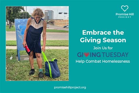 Help Us Combat Homelessness This Giving Tuesday Promise Hill Project
