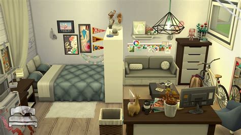 Ikea Student Dorm The Sims 4 Room Build Youtube