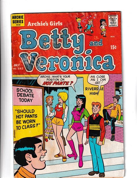 Archies Girls Betty And Veronica 192 1971 Archie Comics Comic