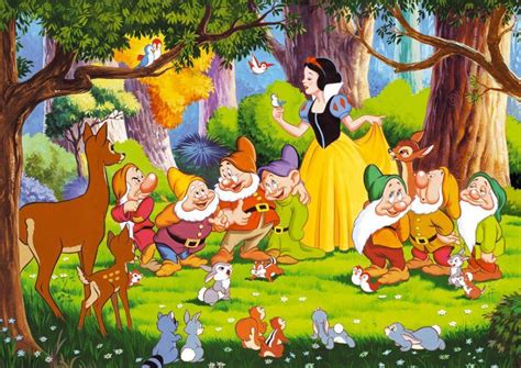 Pinta y colorea a blancanieves! blanca-nieves-y-enanitos | Snow white wallpaper, Snow ...
