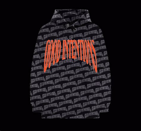 Vlone Vlone X Nav Good Intentions All Over Hoodie Grailed