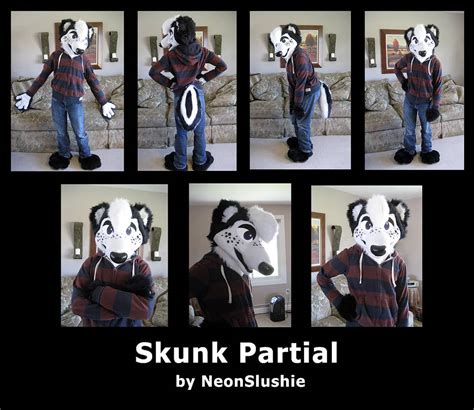 Skunk Partial Fursuit Sold By Neonslushie On Deviantart