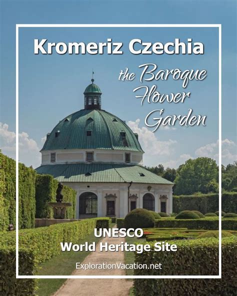 The Unesco World Heritage Baroque Flower Garden Of Kromeriz Castle