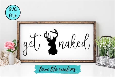 Get Buck Naked SVG Digital File Cricut Silhouette Etsy