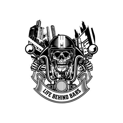 Life Behind Bars Png Skeleton Motorcycle Rider Png Motorcycle Rider Svg