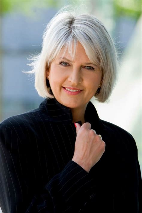 Blonde hair color for over 50 going to a lighter, natural color makes the transition from gray hair to colored hair a little less obvious. 50 Beautiful Gray Hairstyles for Women Over 50