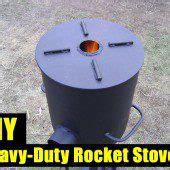 How To Build A Decent Rocket Stove Made From A Five Gallon Metal Bucket