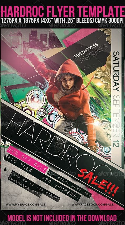 Hardroc Flyer Template By Sevenstyles Graphicriver
