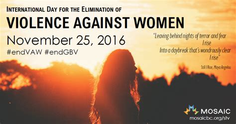 International Day For The Elimination Of Violence Against Women Mosaic
