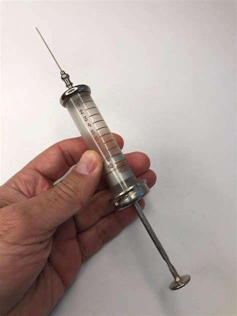 Vintage Medical Syringe For Injection 10 Ml Syringe Etsy