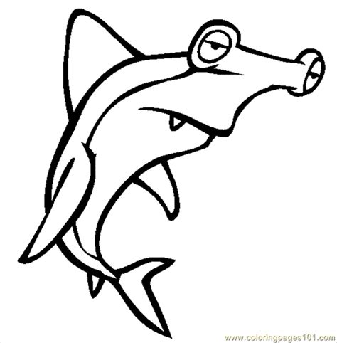 Color wonder mess free baby shark activity pad $ 6.99. Hammerhead Shark Coloring Page for Kids - Free Shark Printable Coloring Pages Online for Kids ...