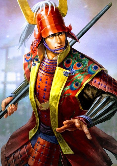 Ii Naomasaleader Of The Ii Akazonaethe Red Devils Samurai Warrior