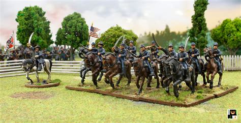 Us Cavalry 1 Regiment Grey And Blue