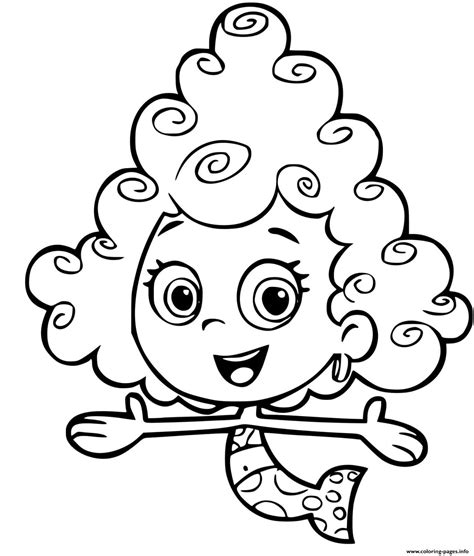 Bubble Guppies Zooli Coloring Pages Coloring Pages