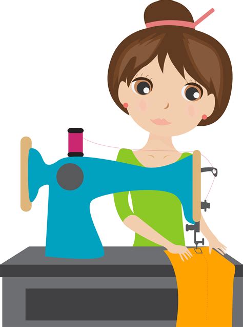 Ingznk Dfkqso Png Sew Dressmaker Clipart Transparent Png Full Size