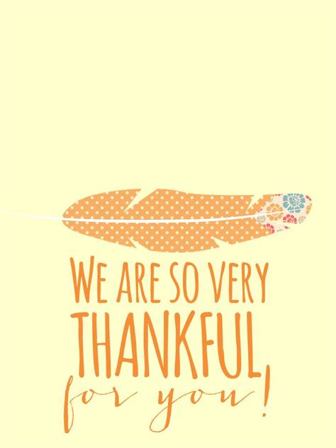 Sweet Blessings: Thankful for YOU Printables