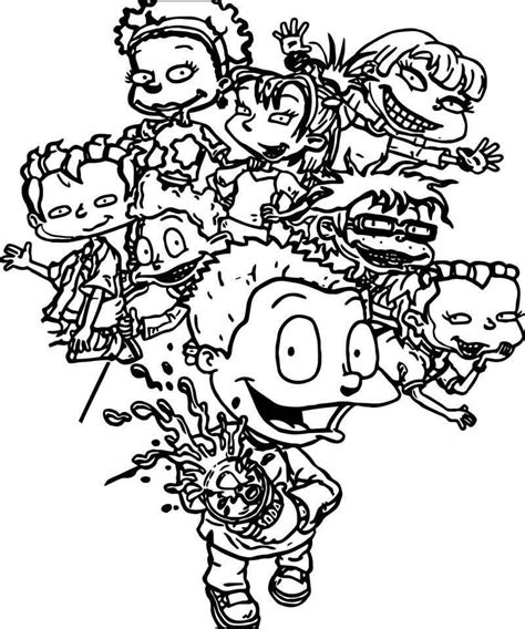 Rugrats All Grown Up All Grown Up Soda Coloring Page Rugrats All