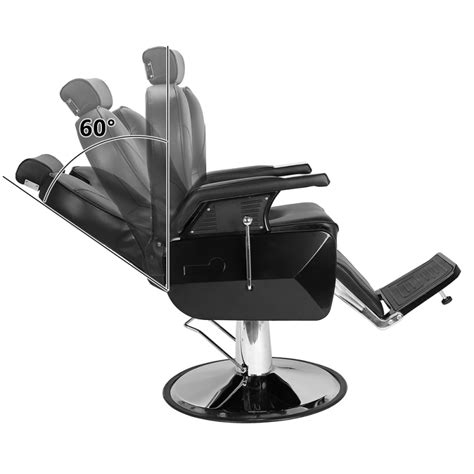 We are pleased to present our hydraulic chair with stool that can hold up to 300 lbs and rotate 360° around when at its highest setting. Zimtown 360 Swivel Barber Chair, Portable Reclining ...