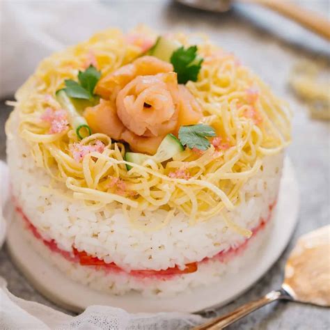 Sushi Cake Easier To Make Than A Sushi Roll Chopstick Chronicles