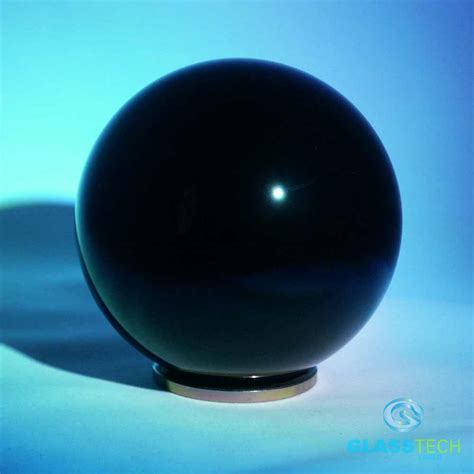 Glass Sphereshalf Spheres Black Ball 80 Mm Glass