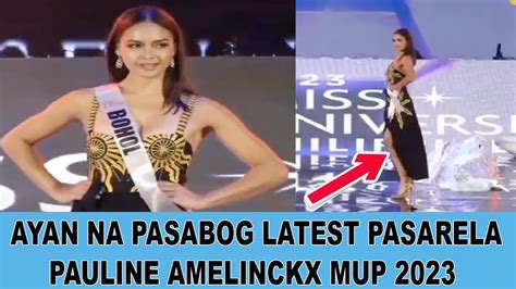 Pauline Amelinckx Pasample Latest Catwalk Miss Universe Philippines 2023 Youtube