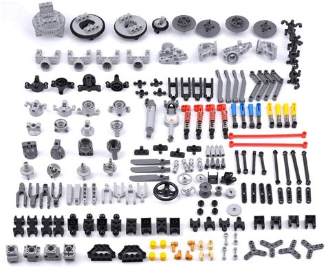 Loads Technic Parts Technic Pieces Set With Shock Absorbers Suspension