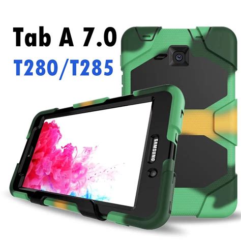 For Samsung Galaxy Tab A 70 Sm T280 Sm T285 Shockproof Armor Hybrid