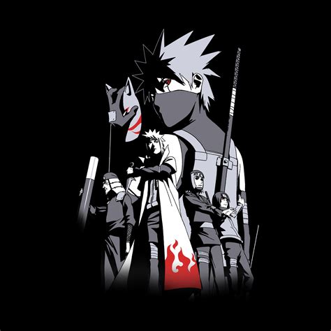 Naruto Kakashi Hatake Shadows T Shirt