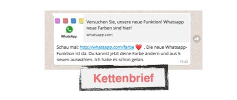 Sogar das zdf soll schon darüber berichtet haben. WhatsApp: Kettenbrief informiert über neue Funktion - 5 ...