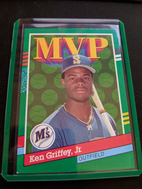 1990 Leaf Donruss MVP #392 Ken Griffey Jr Seattle Mariners Rookie HOF