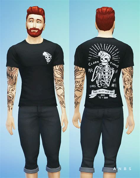 T Shirts Sims 4 Male Clothes