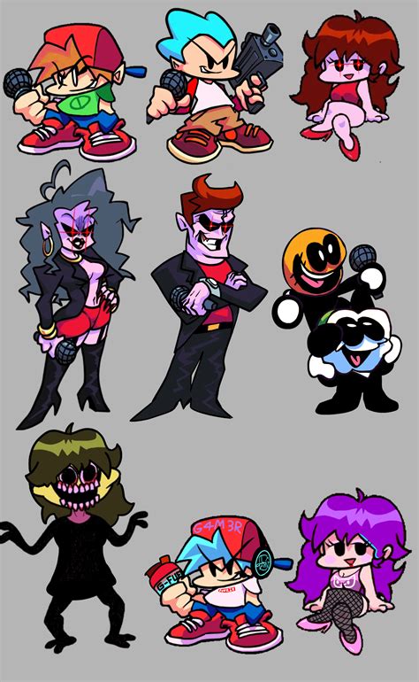 Ripped Sprite Pieces For Fnf Friday Night Funkin Modding Tools - Mobile