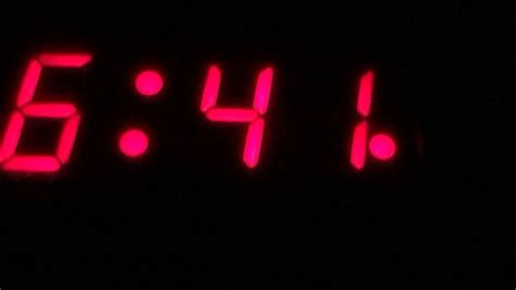 Time Lapse Of A Digital Clock Youtube