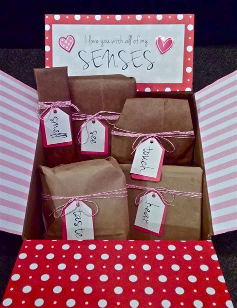 I Love You With All Of My Senses 5 Senses Valentines T For Him