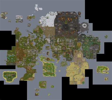 Runescape Wallpaper Map Poster Fantasy Map