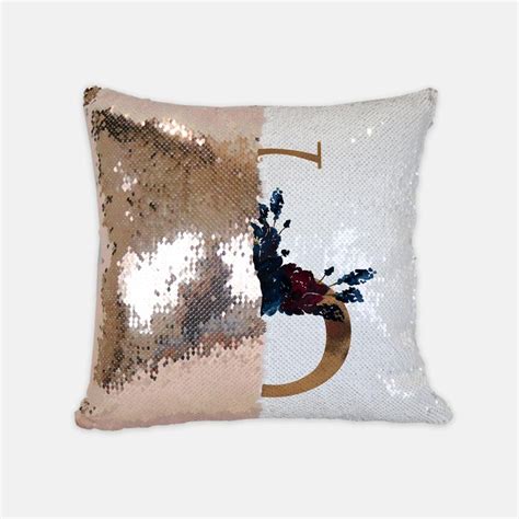 Rose Gold Magic Sequin Pillow Cover Add A Touch Of Glam To Any Room In