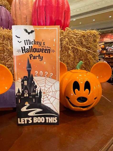 First Look Mickeys Not So Scary Halloween Party Guide Map