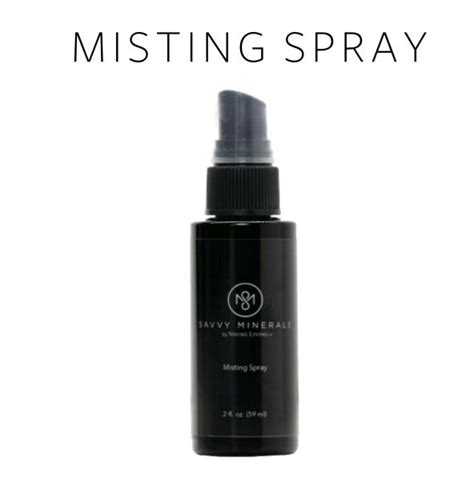 Misting Spray Savvy Minerals Cosmetic Essentials Living Essentials Oils