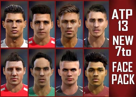 Pes editing corner offers news and downloads related to konami's pro evolution soccer series. PES 2013 New 7to Facepack 2015 - LOLG GAMES