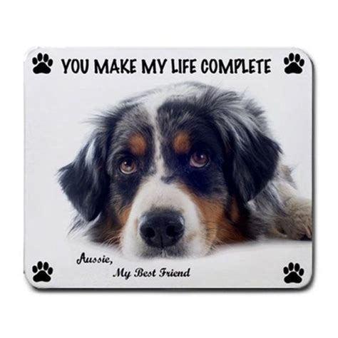 Australian Shepherd Mousepad Australian Shepherd Australian Shepherd