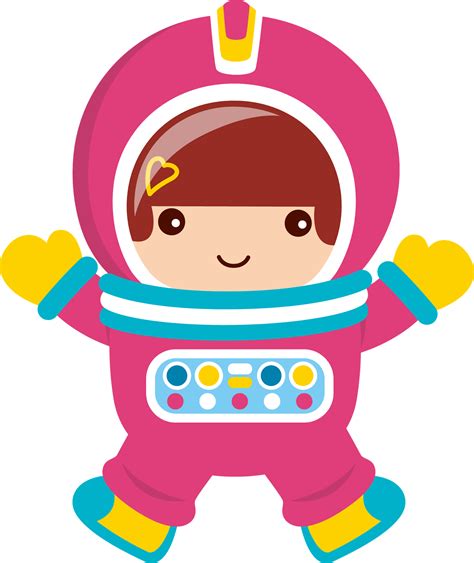 Menina Cute Astronauta Png Arquivos E Clip Art Astronauta Png Images