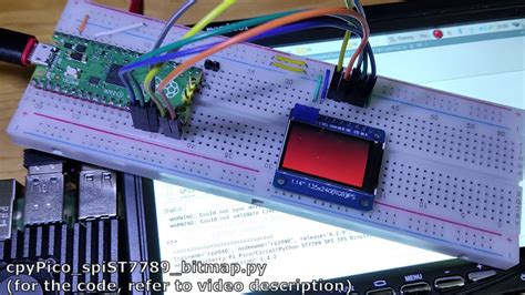 Raspberry Pi Pico Circuitpython St Spi Ips Lcd Youtube