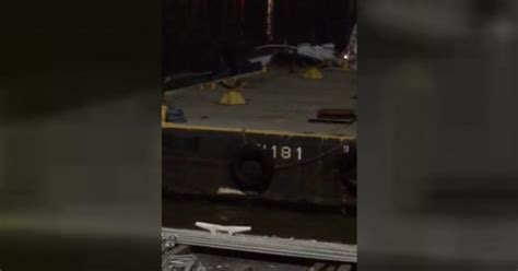 Video Shows Tugboat Sinking In Deadly Accident Near Tappan Zee Bridge Cbs New York