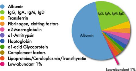 The Composition Of The Plasmaserum Proteome Albumin And The